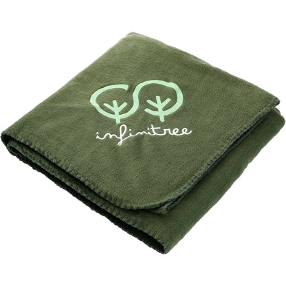 Recycled PET Fleece Blanket with Pouch