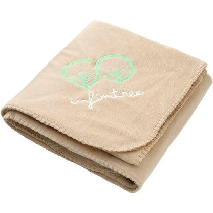 Recycled PET Fleece Blanket with Pouch