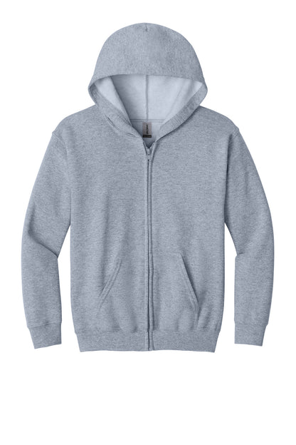 Gildan Youth Heavy Blend Full-Zip Hooded Sweatshirt