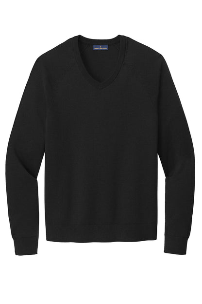 Brooks Brothers Cotton Stretch V-Neck Sweater