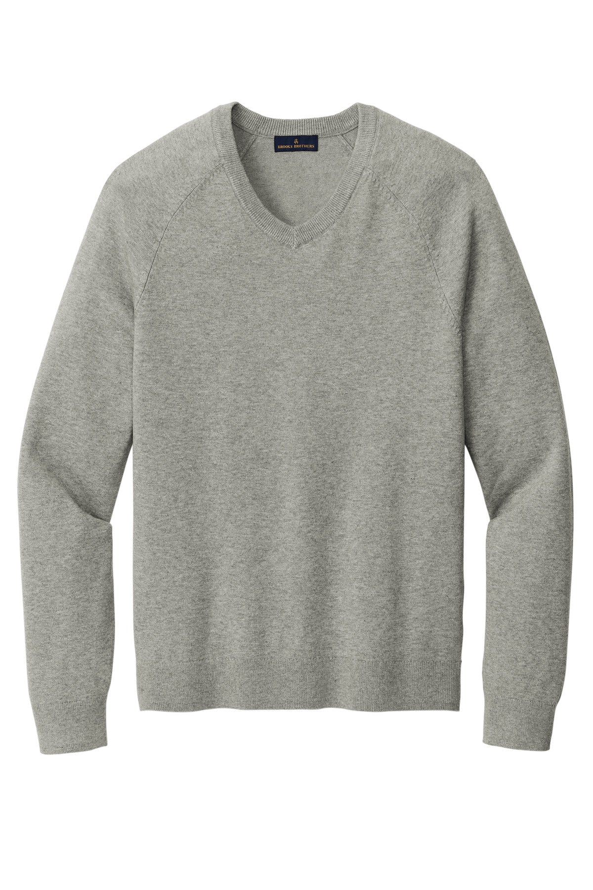 Brooks Brothers Cotton Stretch V-Neck Sweater