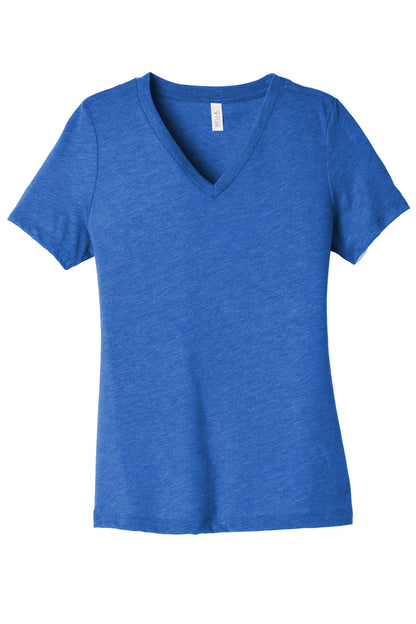 Bella Canvas Women's Relaxed Triblend V-Neck Tee