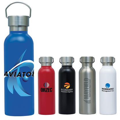 28 oz. Stainless Steel Bottle with Loop Handle