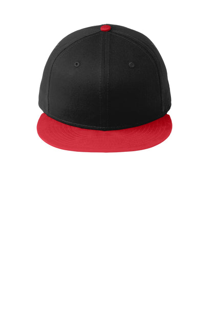 New Era Flat Bill Snapback Cotton Cap