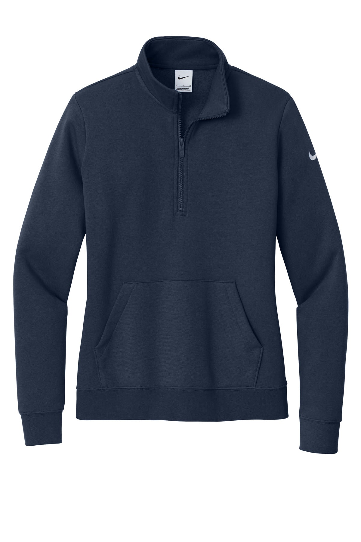 Nike Women's Club Fleece Sleeve Swoosh 1/2-Zip