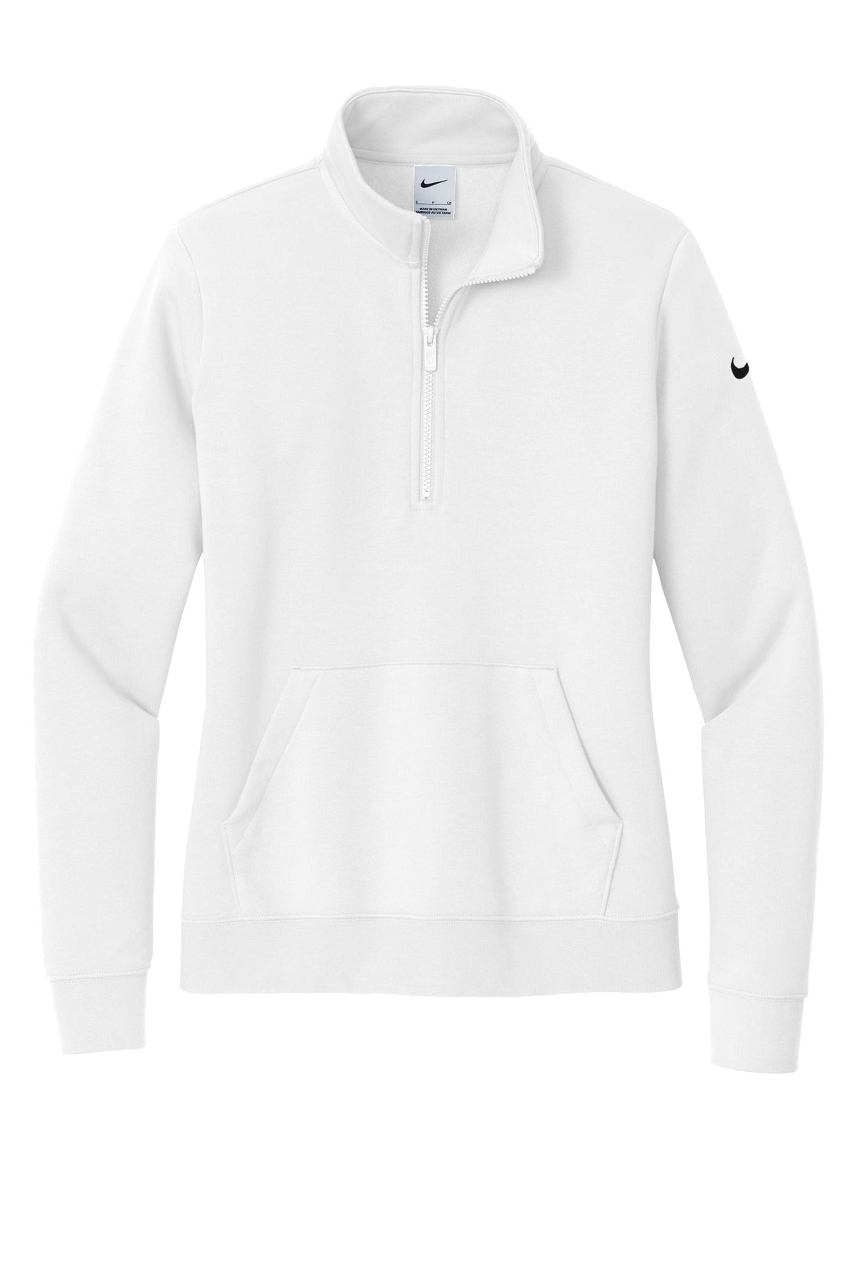 Nike Women's Club Fleece Sleeve Swoosh 1/2-Zip