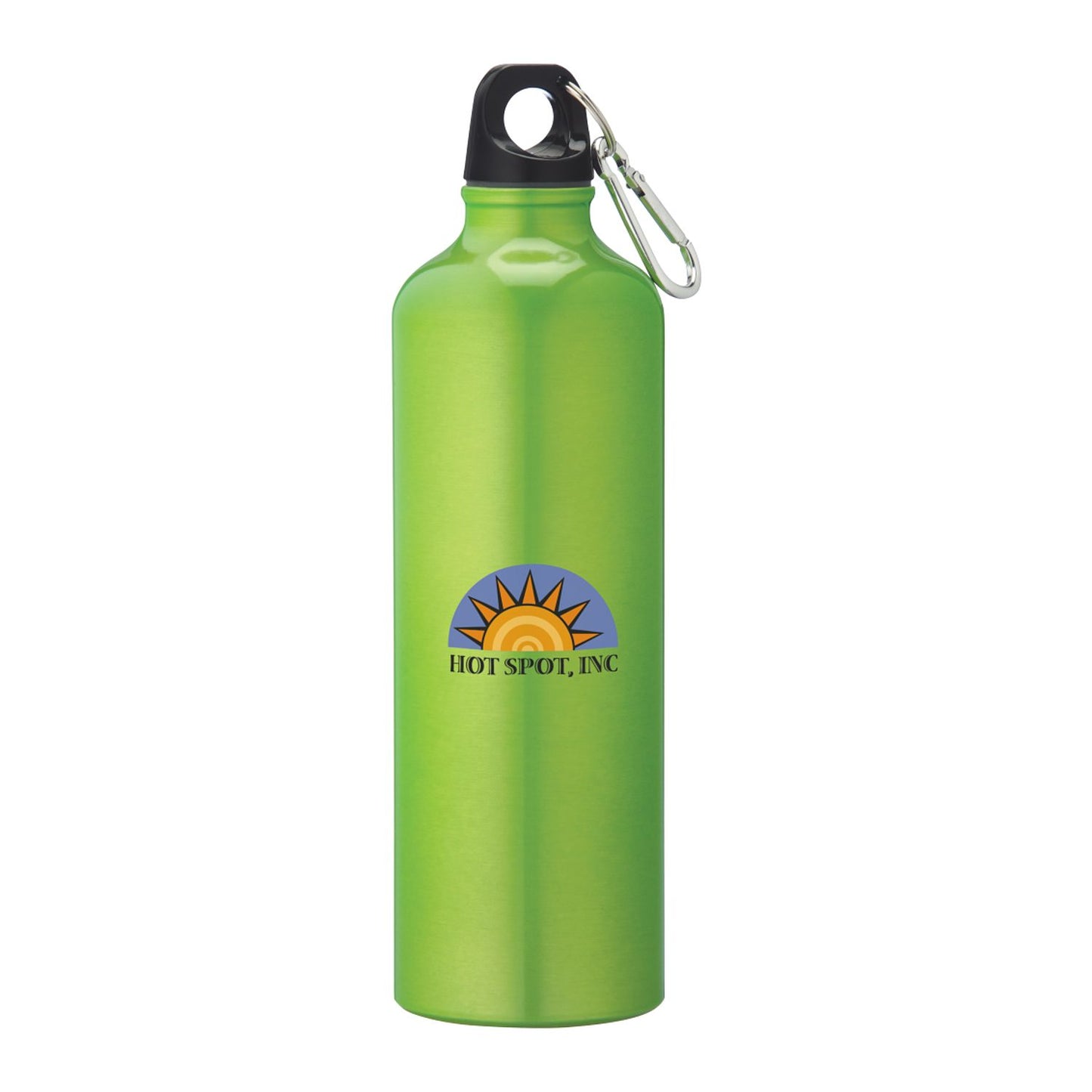 25 oz. Aluminum Sports Bottle with Carabiner