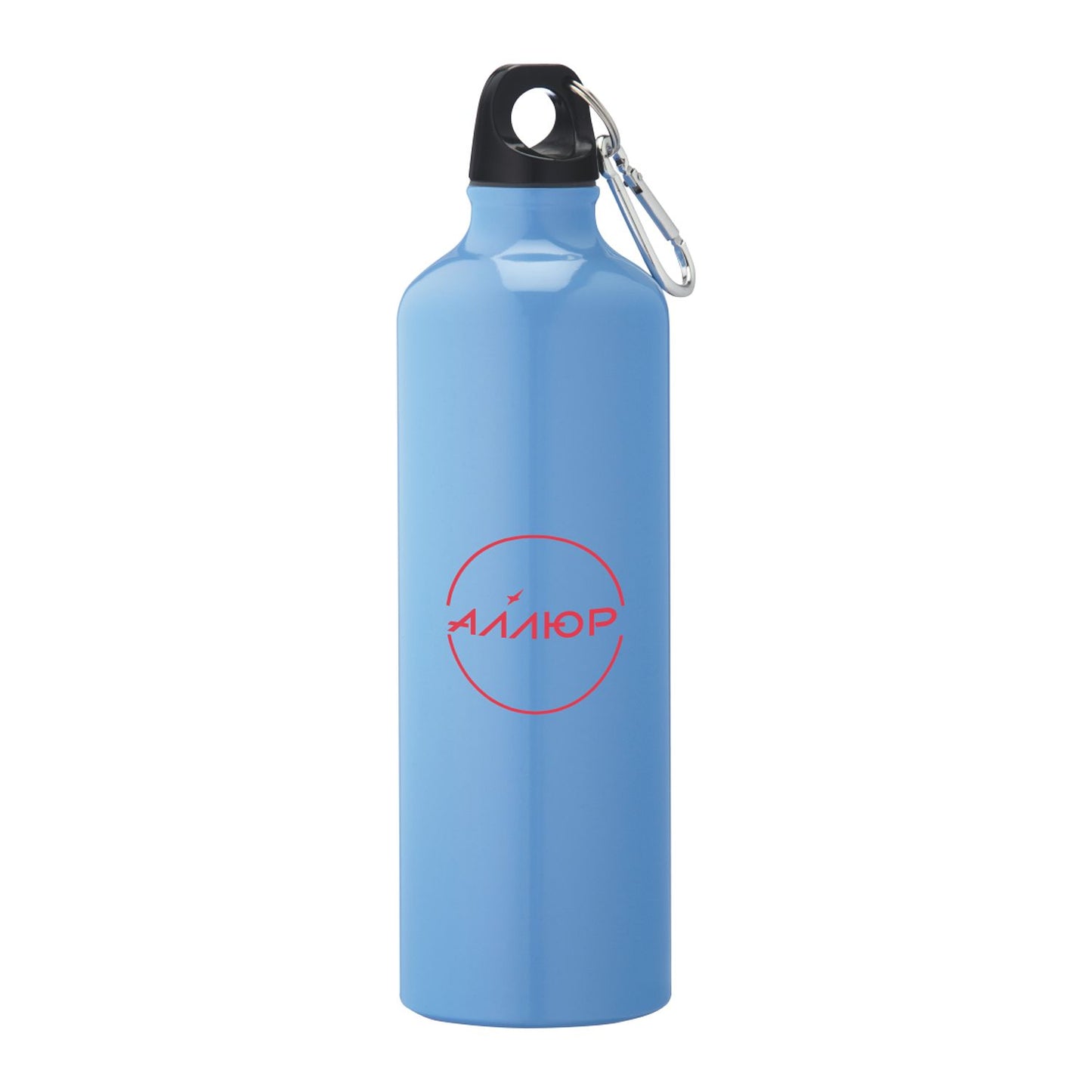 25 oz. Aluminum Sports Bottle with Carabiner