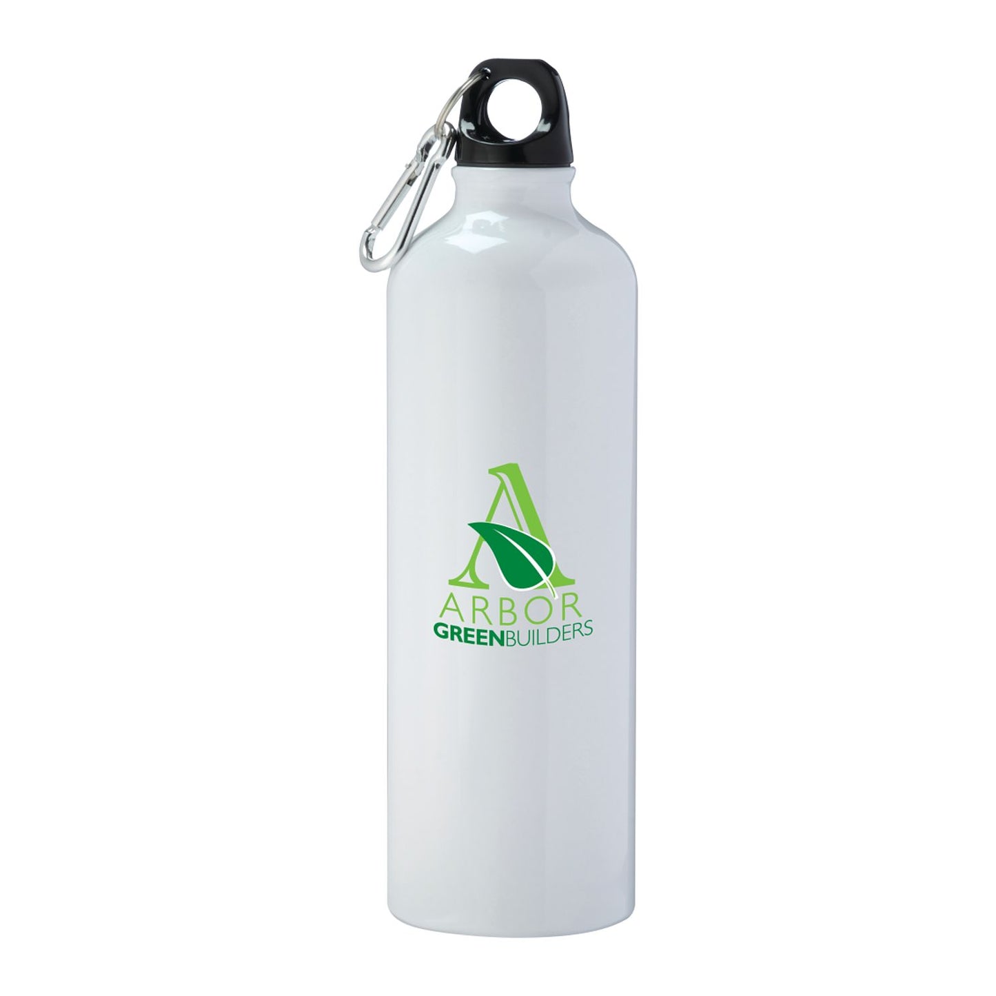 25 oz. Aluminum Sports Bottle with Carabiner