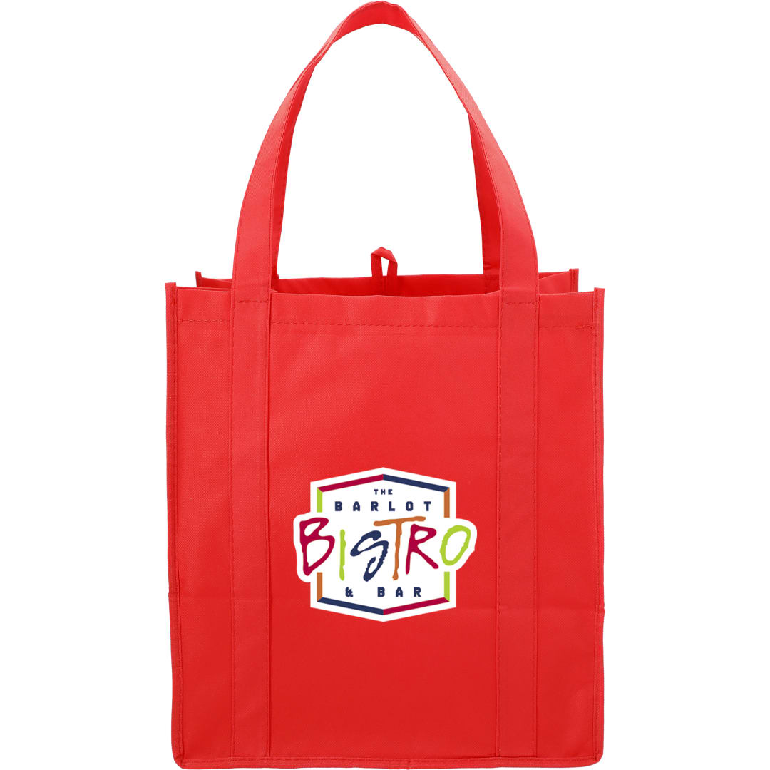 Non-Woven Grocery Tote -14.5x13x10"