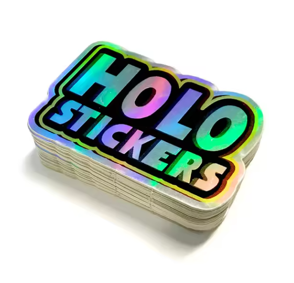 Holographic Vinyl Stickers - 3"