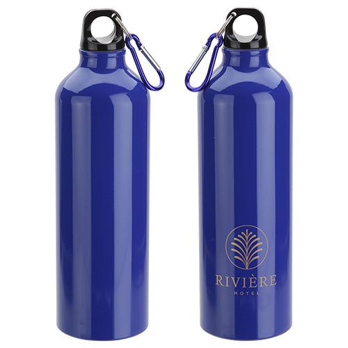 25 oz. Aluminum Sports Bottle with Carabiner