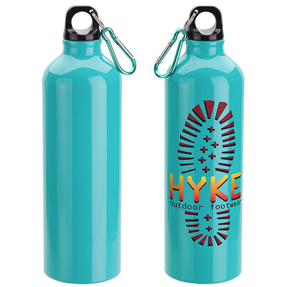 25 oz. Aluminum Sports Bottle with Carabiner