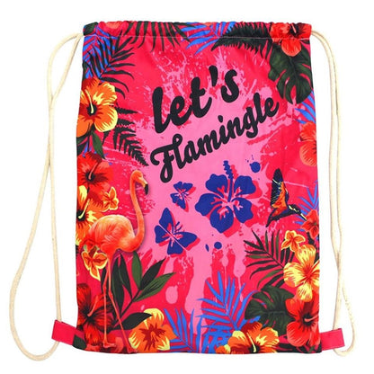 Full Color Sublimated Drawstring Backpack - 12.25x17.25"